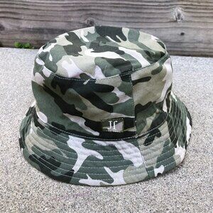 JF Reversible Bucket Hat Women's Camo Green Pink Cap One Size​​
